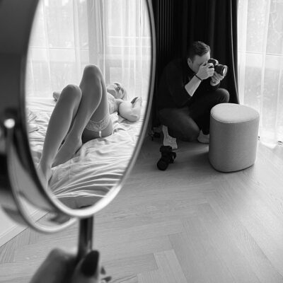 Blick hinter die Kulissen eines Fotoshootings von Shot by Bob